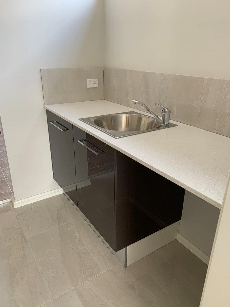 Laundry stone benchtop